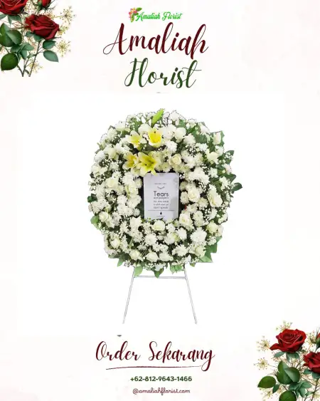 Krans Bunga Duka Belawan Bahagia
